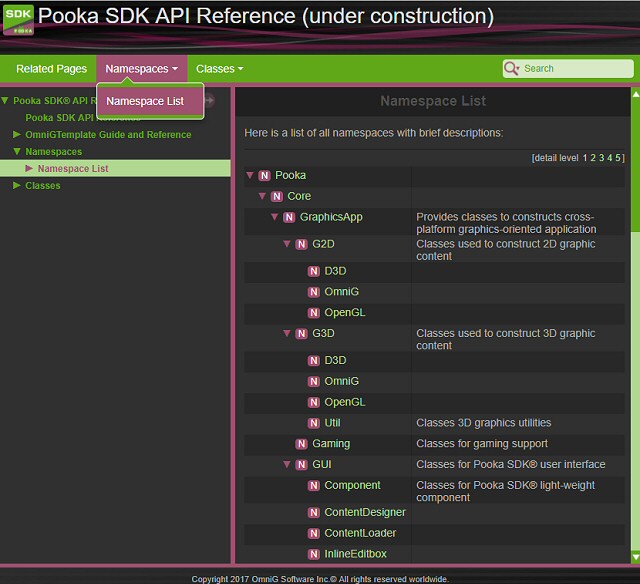  Namespace List